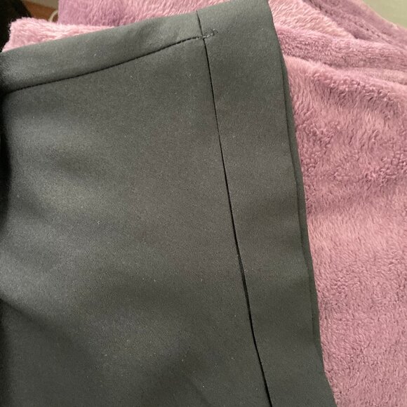 Zenana Black Hemmed Short Sleeve Blouse Large - Picture 8 of 8